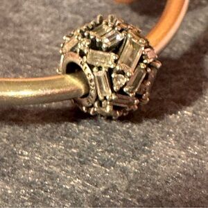 NWOT PANDORA Chiselled Elegance 925 Sterling Silver Charm